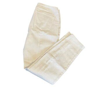Nic Zoe White Jeans Denim Jeggings Cotton Skinny Pants Pockets Stretch Size 4